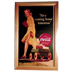 1944 Canada Coca-cola crdbrd.poster