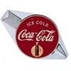 Image 1 : Circa1940Coca-cola masonite metal sign