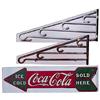 Image 1 : 1920Coca-cola tindie-cut arrow signbrkt