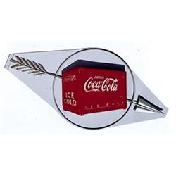 1939 Coca-cola tin.metal Kay disp. sign