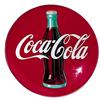Image 1 : 1954 Coca-cola tin button sign, mint