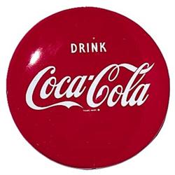 1950’s Coca-cola tin 12” near mint butt