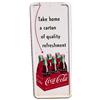 Image 1 : 1954 Coca-cola tin 6 pk pilaster sign
