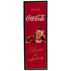 1941 Coca-cola tin sign