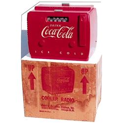 1950’s Coca-cola cooler radio