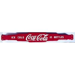1940’s Coca-cola porc. door bar sign