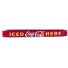 Image 1 : 1950’s Coca-cola porc. door bar sign