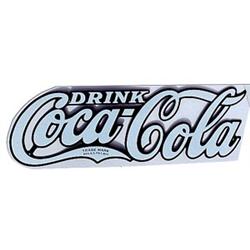1930’s Coca-cola porc.script die-cut si