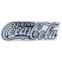 1930’s Coca-cola porc.die-cut scriptsig