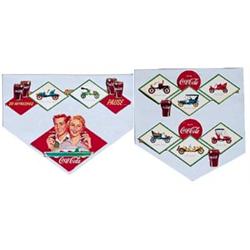 1950Coca-cola crdbrd.diecutcars festoon