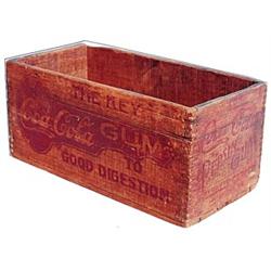 Wooden Coca-cola circa 1915 gum box