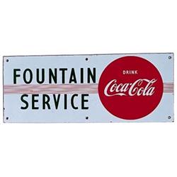 1950 porc.Coca-cola fount.Serv.kickplat