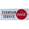 Image 1 : 1950 porc.Coca-cola fount.Serv.kickplat