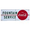 Image 1 : 1950Coca-cola porc.fount.serv.kickplate