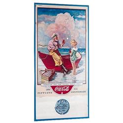 1936 Coca-cola paper calendar 