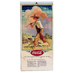 1937 Coca-cola paper calendar