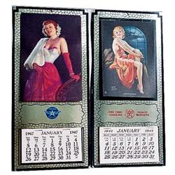 1940’s Texaco Flying A paper calendars