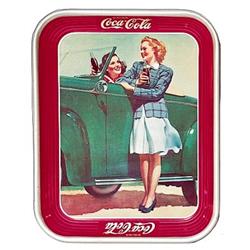 1942 Coca-cola serving tray