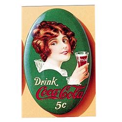 1914 Coca-cola celluloid pocket mirror