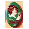 Image 1 : 1914 Coca-cola celluloid pocket mirror