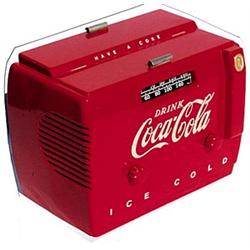1950’s Coca-cola cooler radio