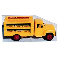 Coca-cola tin Buddy L toy truck 1950’s 