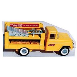Coca-cola tin 1960’s Buddy L toy truck