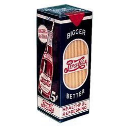 1930’s complete Pepsi-cola straw box