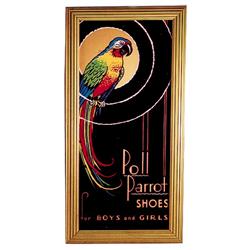 30-40’s Poll Parrot rev. glass sign
