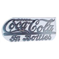 1920’sCoca-cola alum.die-cut truck sign