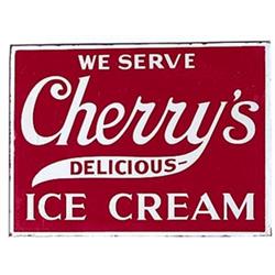30’sCherry’s Ice Cream porc.flange sign