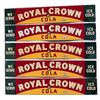 Image 1 : 5 RC cola embossed tin strip signs