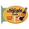 Image 1 : 40’sNuGrape soda tin diecut flange sign