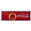 Image 1 : Coca-cola 1938 embossed tin sign