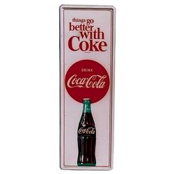 1963 Coca-cola tin sign