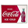 Image 1 : 1950’s Coca-cola tin sign