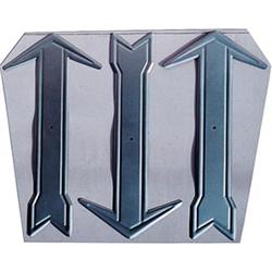 3 40-50’s Coca-cola emboss tin arrows 