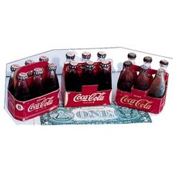 Lot of 3 miniature Coca-cola 6 packs