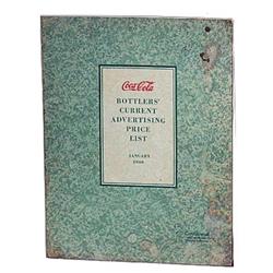 1930 Coca-cola bottlers advert. price l