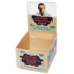 Rudolph Valentino 20-30’s Cigar disp.bx
