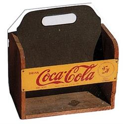 Coca-cola 40’s wd.fiber.brd 6pk carrier
