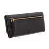 Image 1 : Prada Black Pebbled Leather Flap Wallet