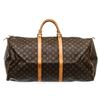 Image 1 : Louis Vuitton Monogram Canvas Leather Keepall 50 cm Duffle Bag Luggage