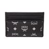 Image 2 : MCM Estate Black Reflective Nylon Leather Mini Card Case