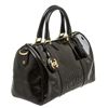 Image 2 : Chanel Black Patent Leather Vintage CC Small Duffel Bag