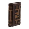 Image 2 : Fendi Brown Zucca Canvas Leather 6 Key Holder