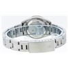 Image 9 : Rolex Ladies SS 26MM Black Diamond Lugs Oyster Quickset Datejust Wristwatch With