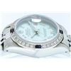 Image 4 : Rolex Ladies Stainless Steel Ice Blue Diamond & Sapphire Datejust Wristwatch