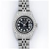 Image 2 : Rolex Ladies Stainless Steel 26MM Black Diamond Lugs Datejust Wristwatch