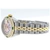 Image 6 : Rolex Ladies 2 Tone 14K Pink MOP Sapphire & Emerald Datejust Wriswatch